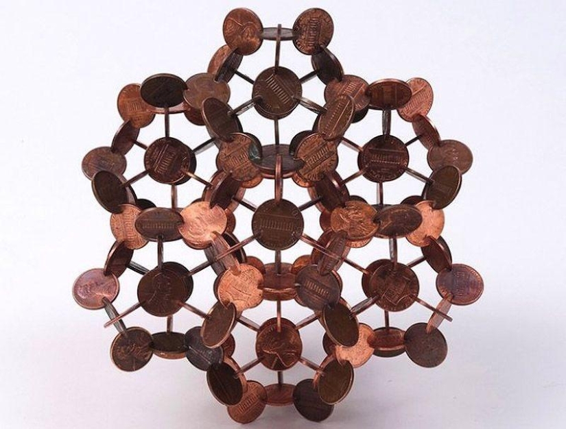 Complex geometry from coins