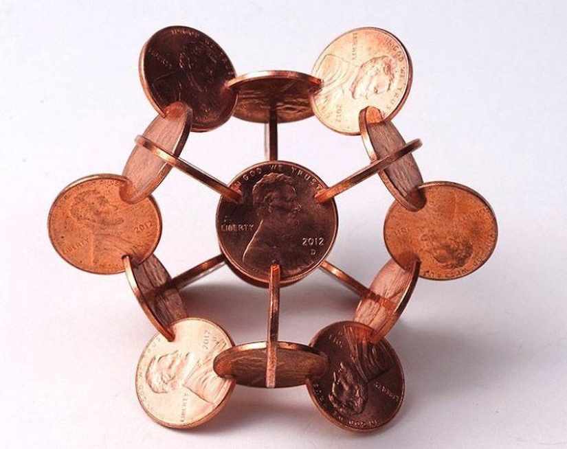 Complex geometry from coins