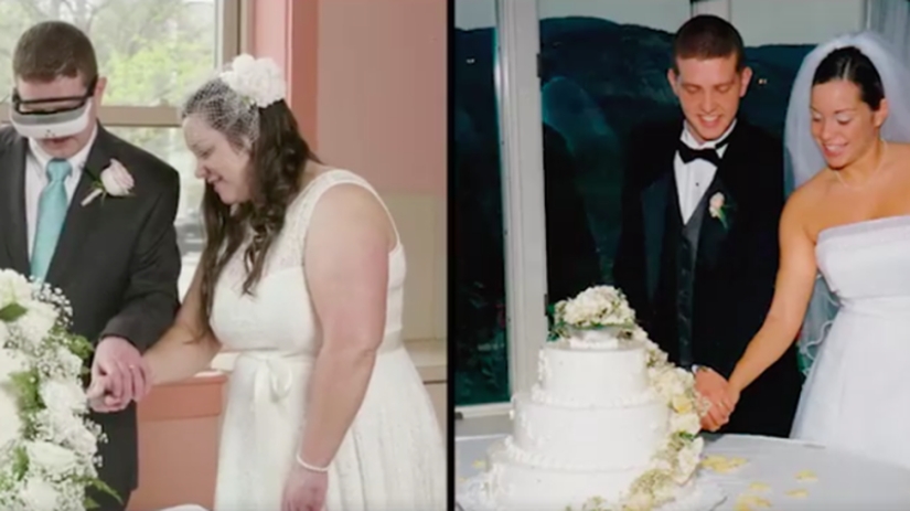 Con la ayuda de gafas inteligentes, un hombre casi ciego pudo ver a su esposa por primera vez Con la ayuda de gafas inteligentes, un hombre casi ciego pudo ver a su esposa por primera vez