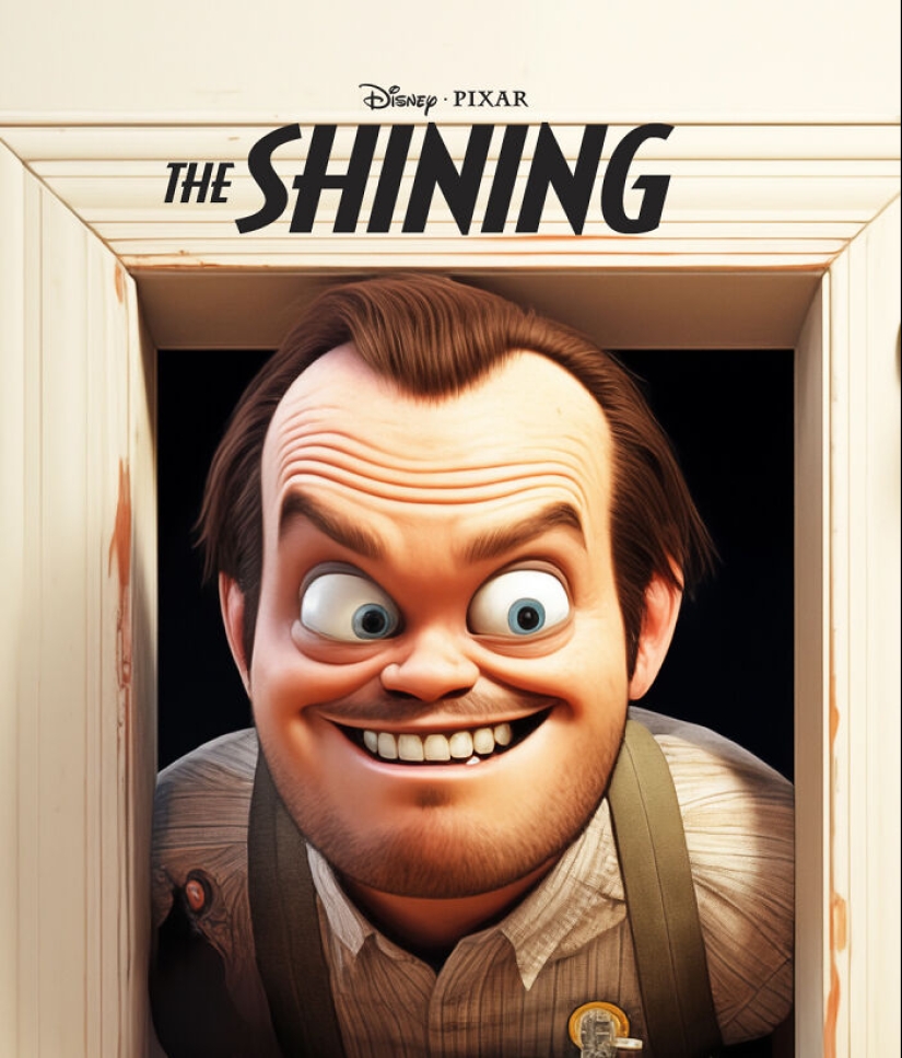 Con la ayuda de Photoshop y la IA, reinventé películas famosas al estilo Pixar de Disney