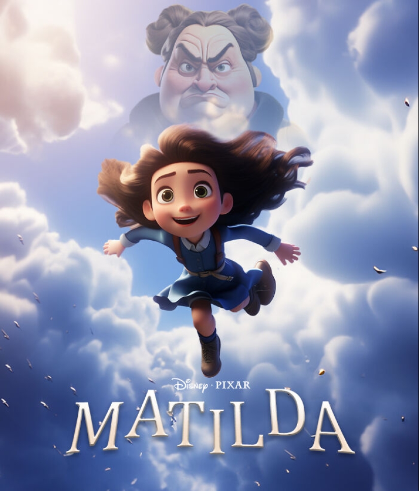 Con la ayuda de Photoshop y la IA, reinventé películas famosas al estilo Pixar de Disney