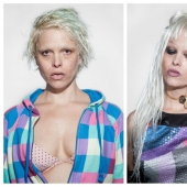 Con maquillaje ligero