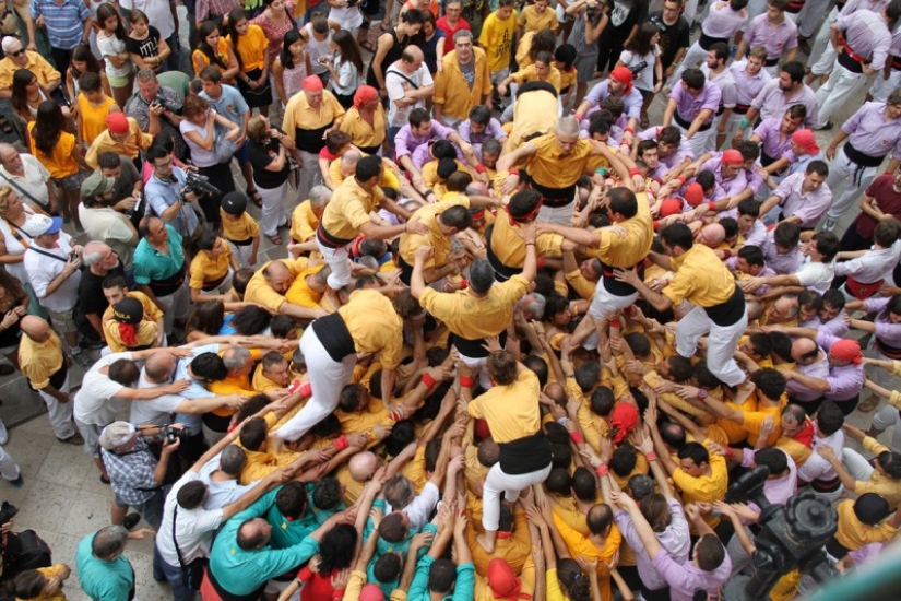 Concursos "torres vivientes"