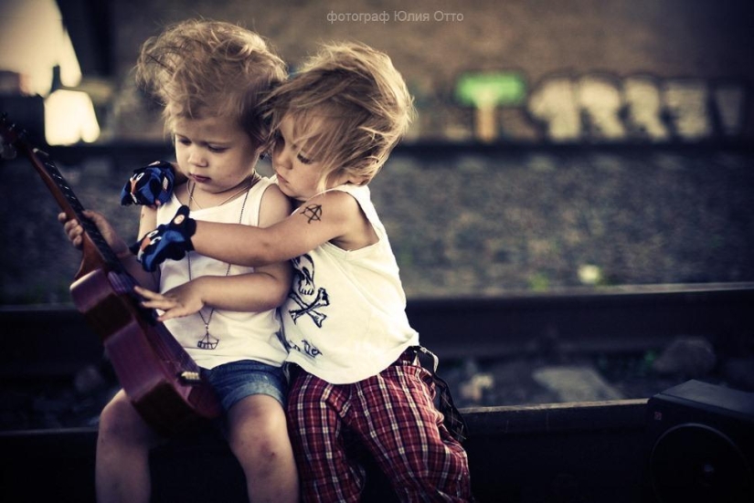 Conmovedores retratos de niños