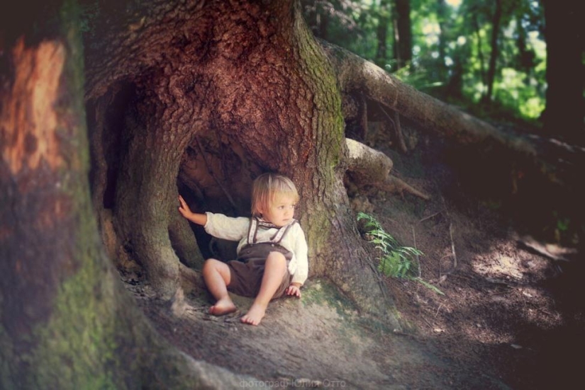 Conmovedores retratos de niños