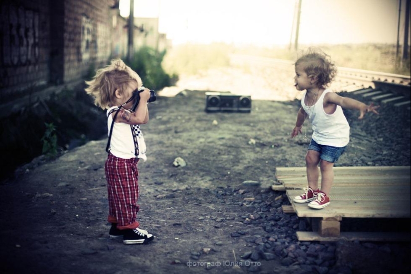 Conmovedores retratos de niños