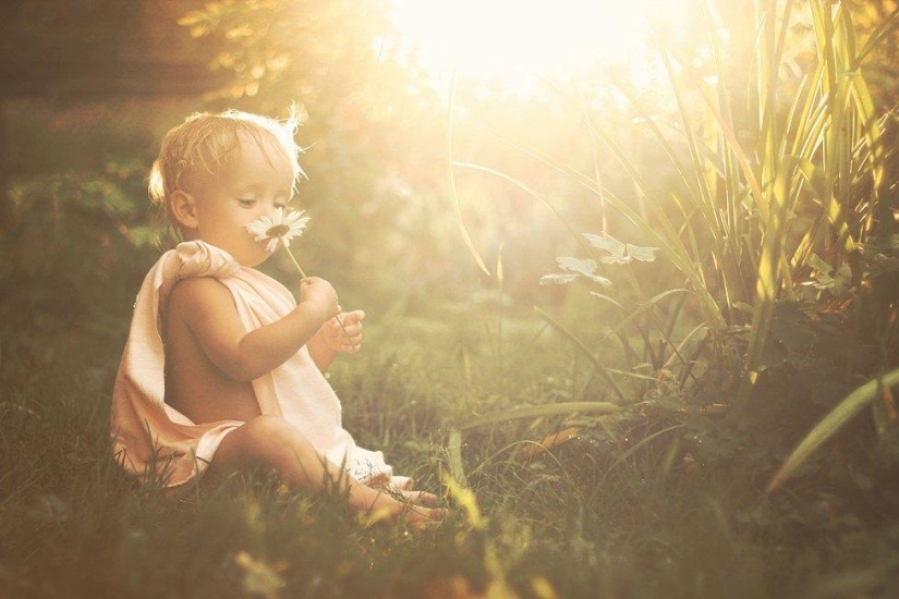 Conmovedores retratos de niños