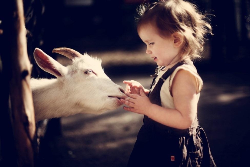 Conmovedores retratos de niños