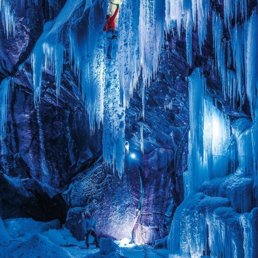 Conquista de cascadas en Noruega