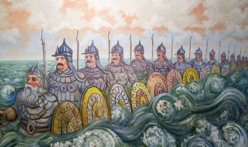 Conserje convierte paredes de escuela en galería de arte Conserje convierte paredes de escuela en galería de arte