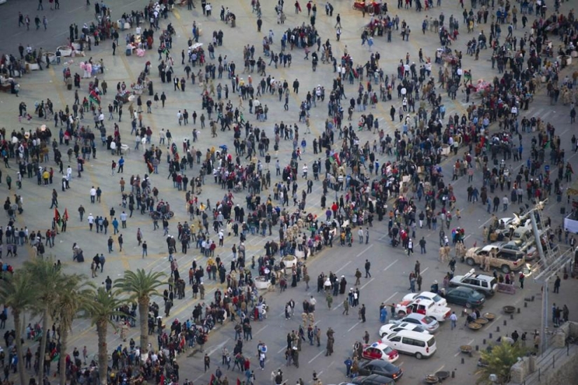 Costa libia desde el aire Costa libia desde el aire