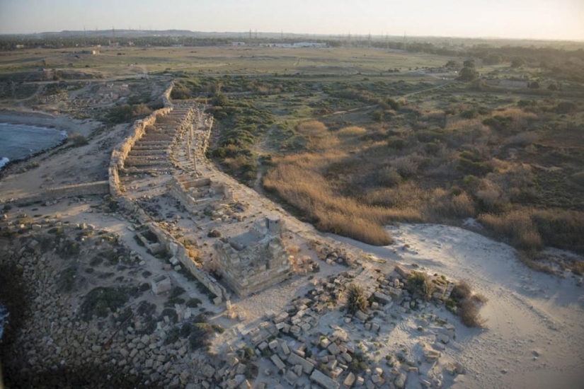 Costa libia desde el aire Costa libia desde el aire