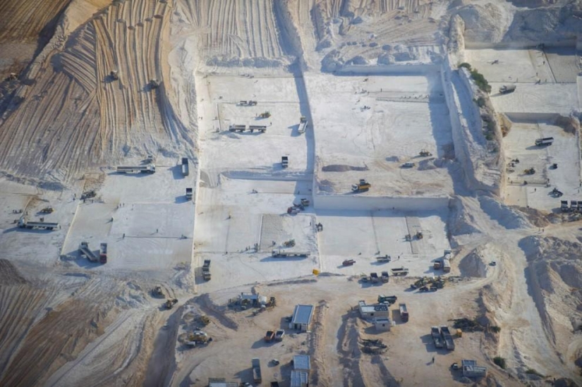 Costa libia desde el aire Costa libia desde el aire