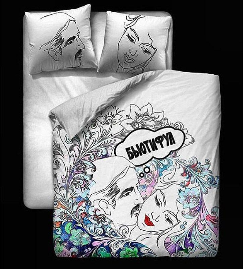 Creative bedding from Denis Simachev