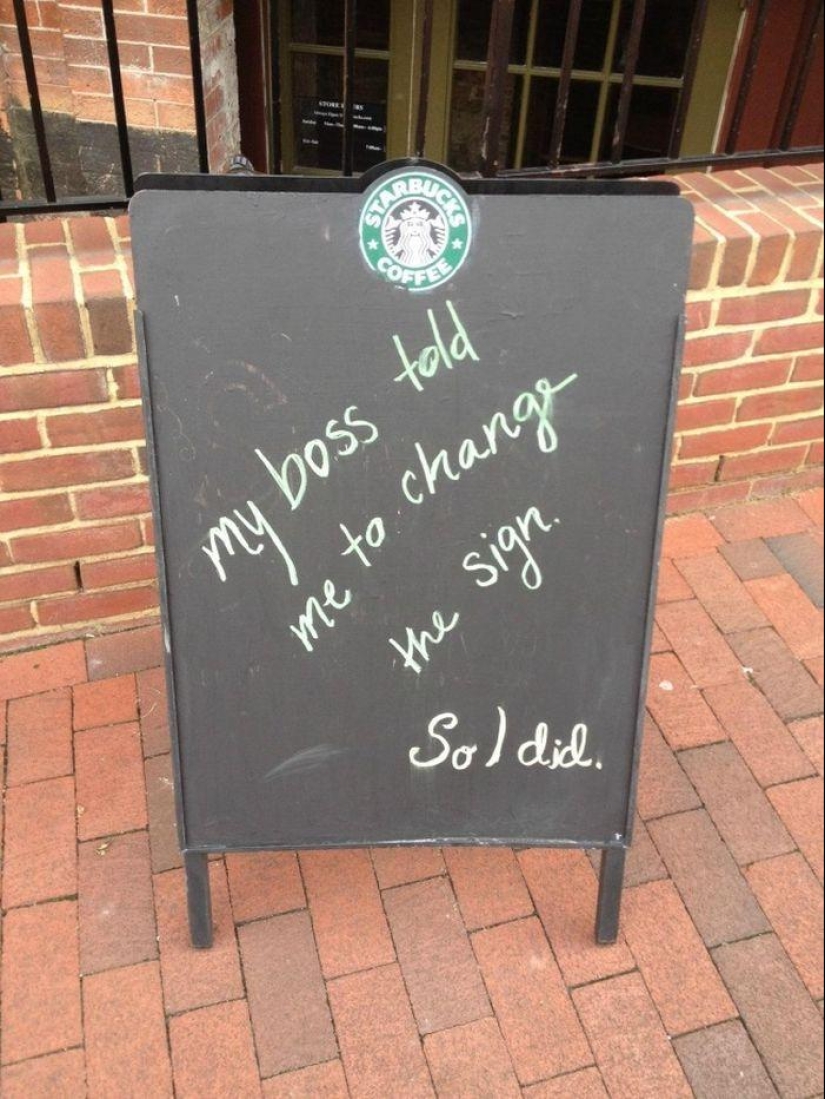 Creative pavement signs Creative pavement signs