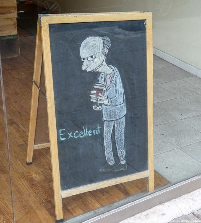 Creative pavement signs Creative pavement signs