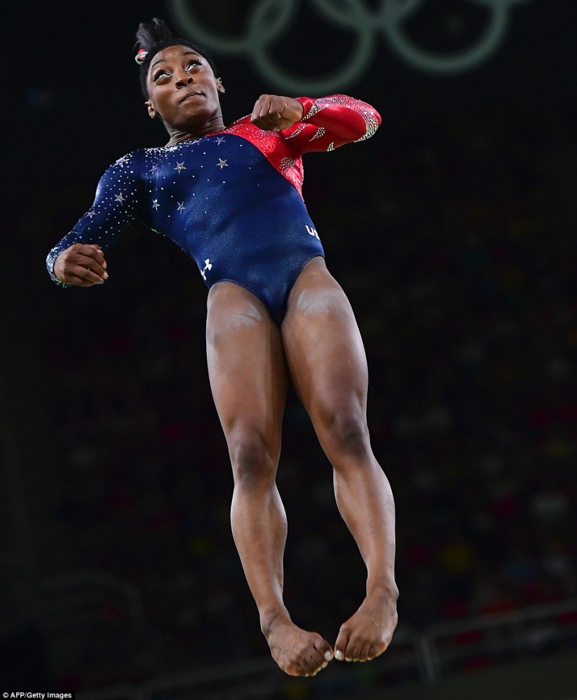 Curious faces of Olympic gymnasts in Rio