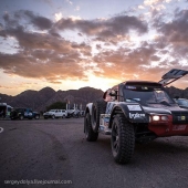 Dakar 2014. Night in Bivouac