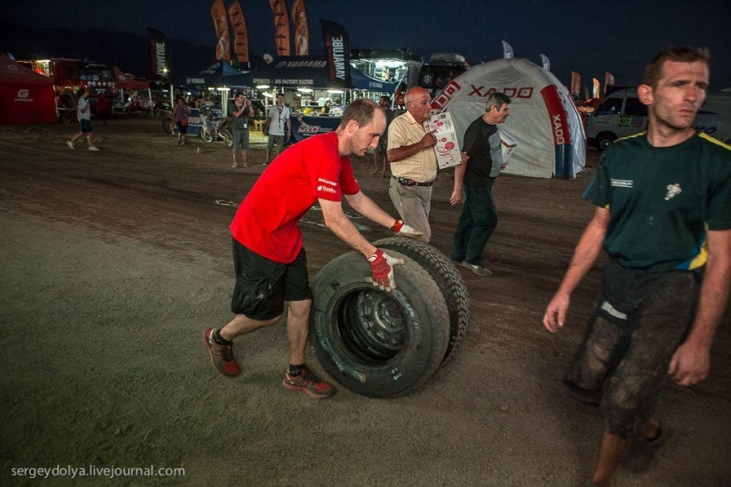 Dakar 2014. Noche en vivac
