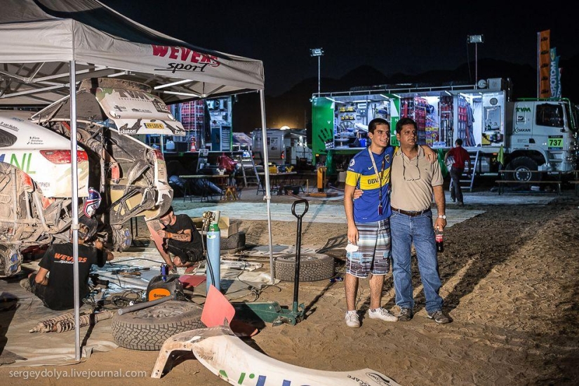 Dakar 2014. Noche en vivac