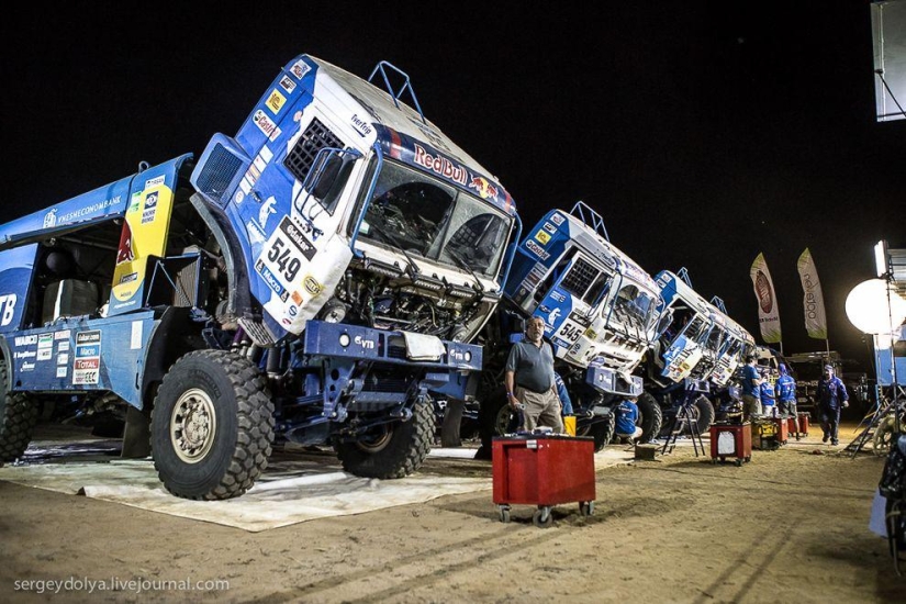 Dakar 2014. Noche en vivac