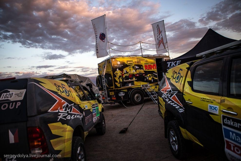 Dakar 2014. Noche en vivac