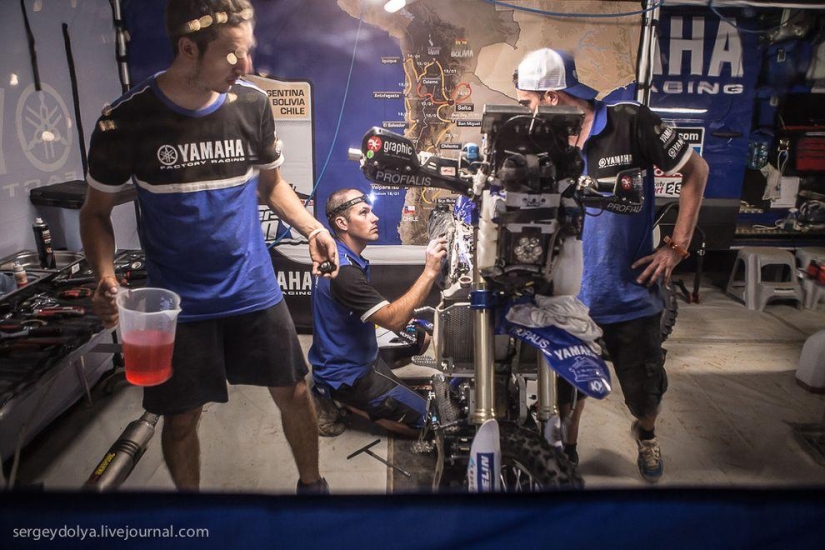 Dakar 2014. Noche en vivac