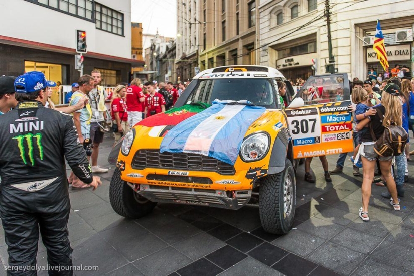 Dakar 2014. Race final and podium Dakar 2014. Race final and podium