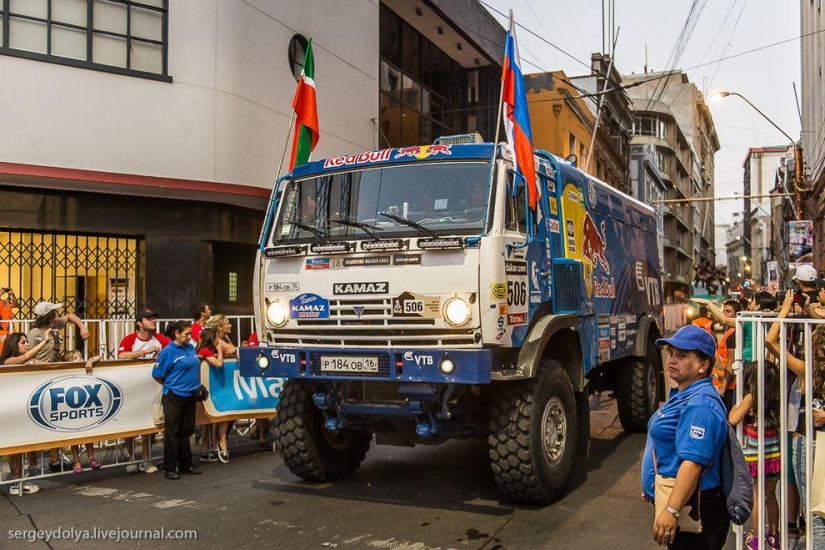 Dakar 2014. Race final and podium Dakar 2014. Race final and podium