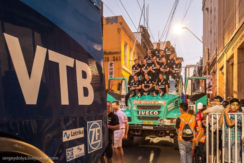 Dakar 2014. Race final and podium Dakar 2014. Race final and podium
