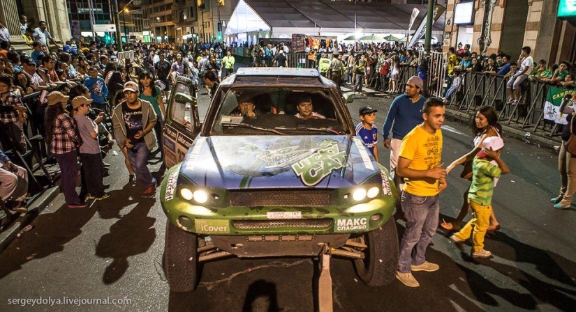 Dakar 2014. Race final and podium Dakar 2014. Race final and podium