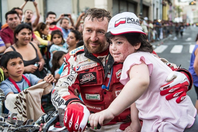 Dakar 2014. Race final and podium Dakar 2014. Race final and podium