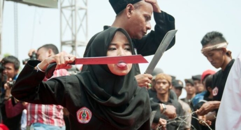 Debus self-torture festival in Indonesia