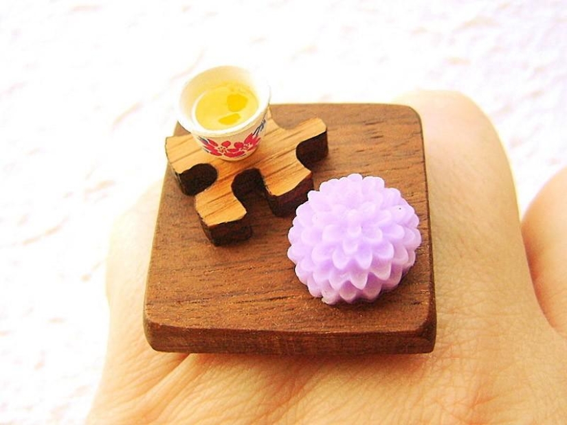 "Delicious" rings from Sofia Molnar