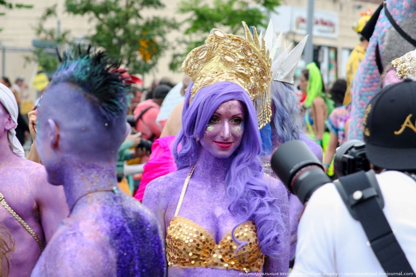 Desfile de sirenas: el buen espectáculo de monstruos de Brooklyn