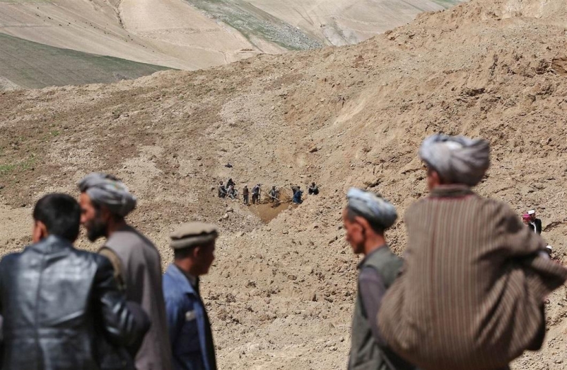 Deslizamiento de tierra en Afganistán