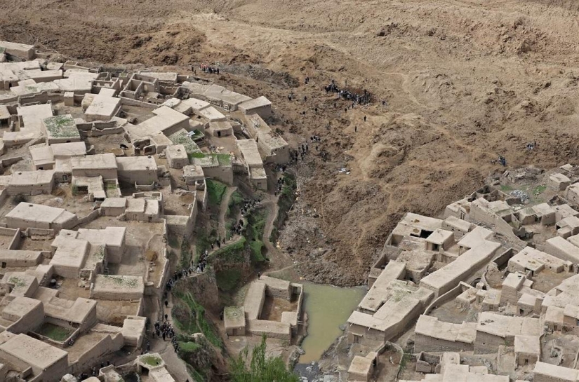 Deslizamiento de tierra en Afganistán
