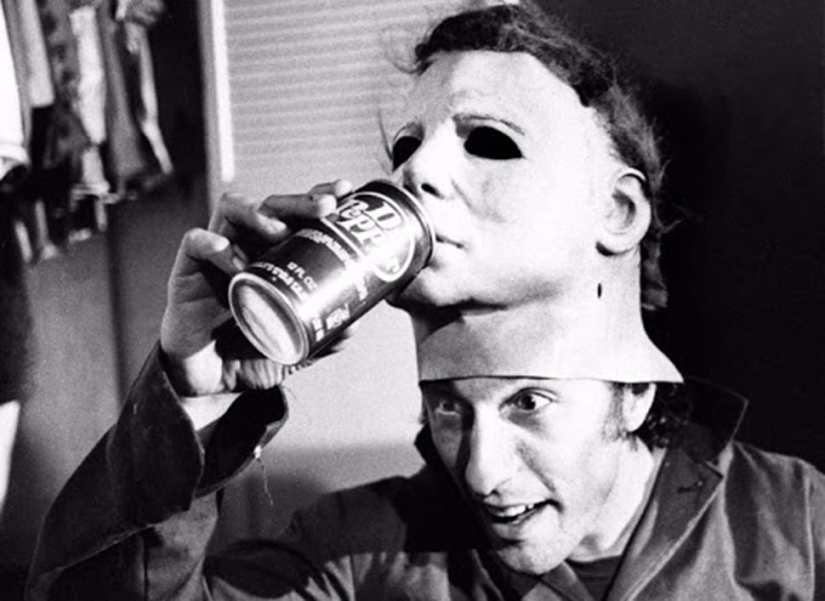 Detrás de escena de la filmación de la película "Halloween" - clásicos del terror