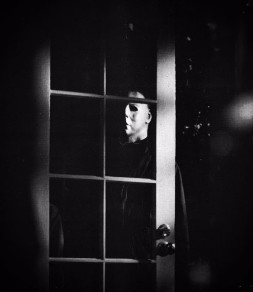 Detrás de escena de la filmación de la película "Halloween" - clásicos del terror