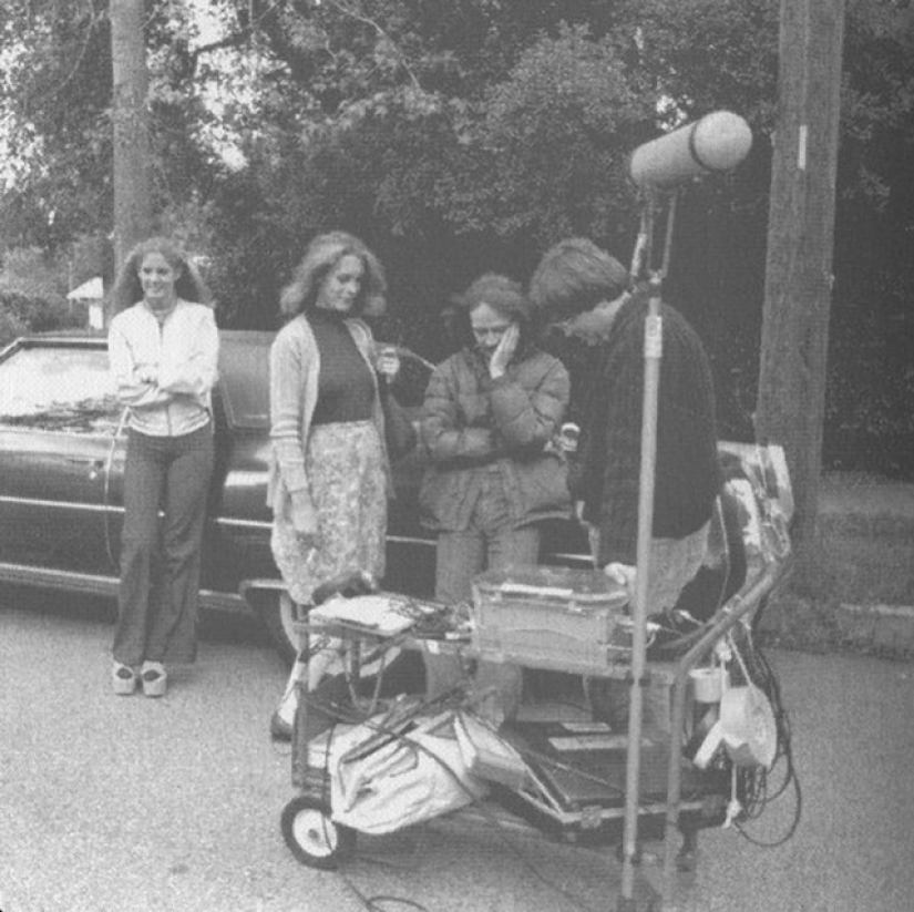 Detrás de escena de la filmación de la película "Halloween" - clásicos del terror