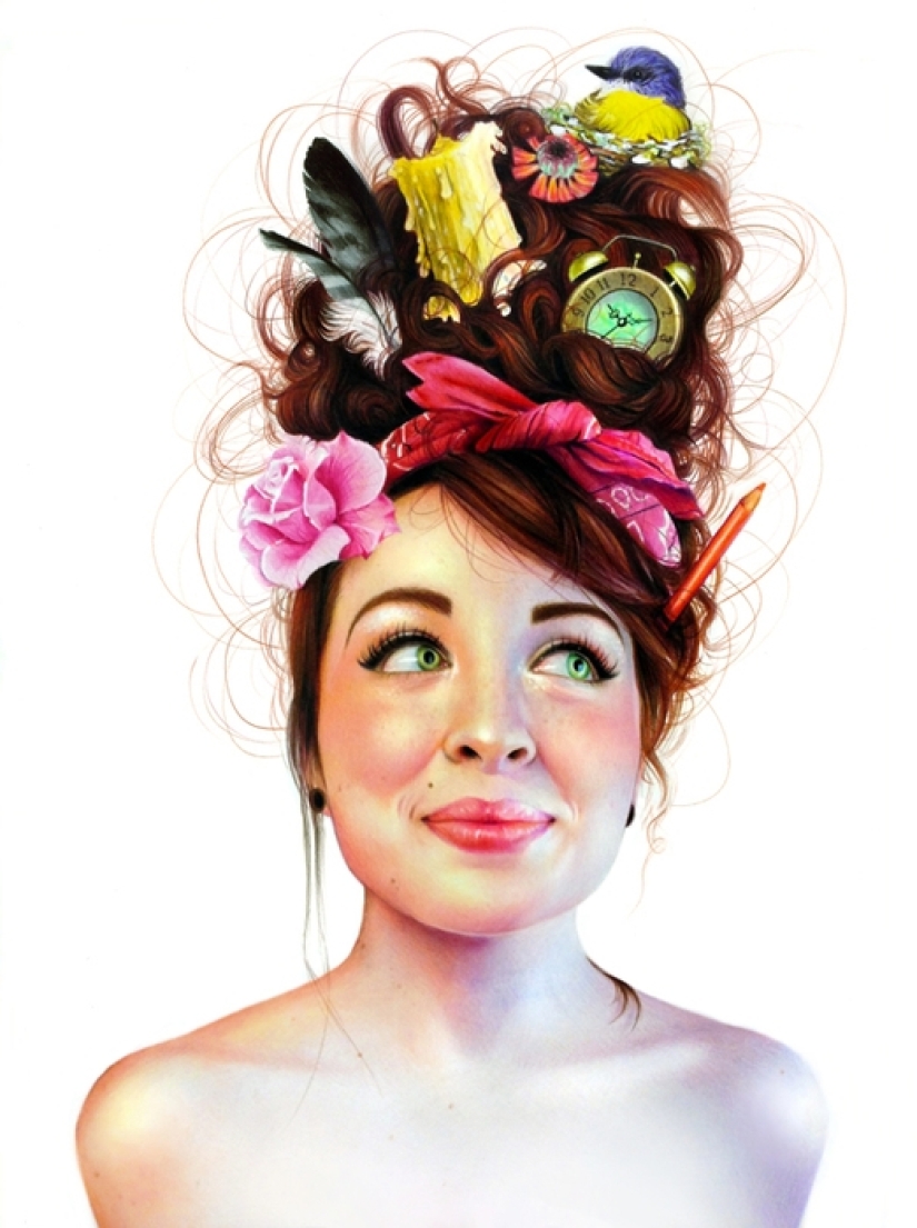 Dibujos hiperrealistas de objetos ordinarios Dibujos hiperrealistas de objetos ordinarios