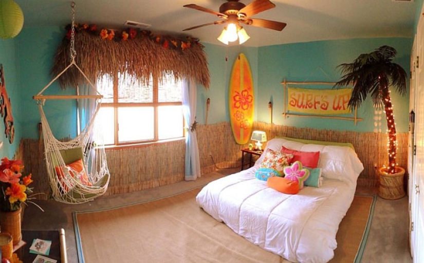 Diversión tropical: 20 impresionantes interiores de habitaciones para niños