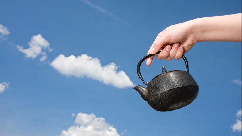 Divertido juego con nubes