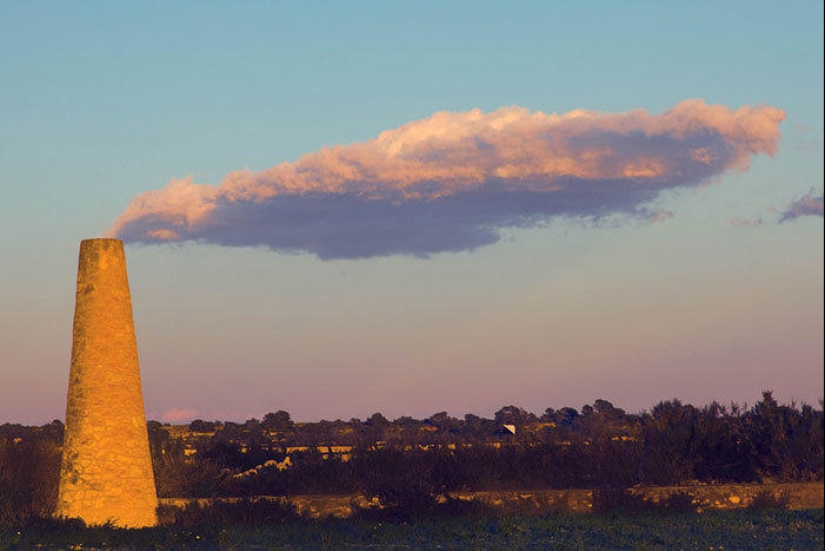 Divertido juego con nubes
