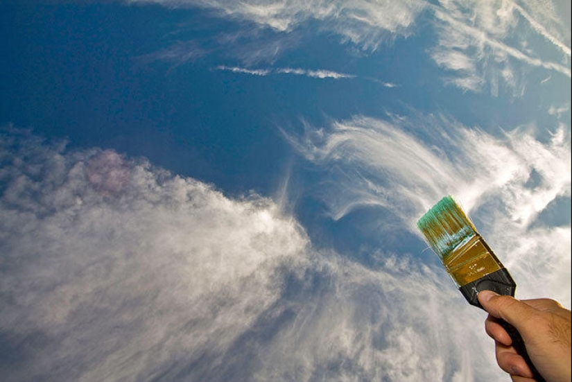 Divertido juego con nubes