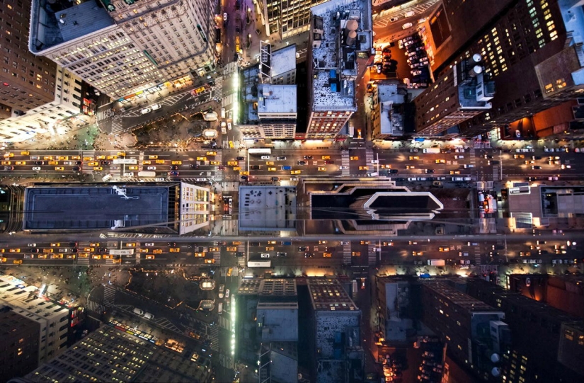 Dizzying New York from the height of skyscrapers