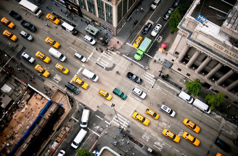 Dizzying New York from the height of skyscrapers