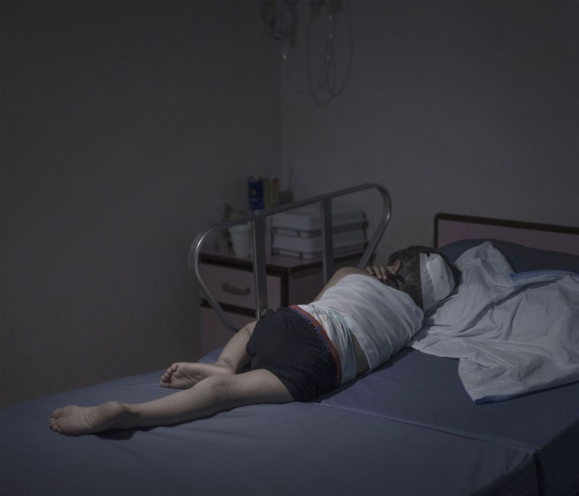 ¿Dónde y cómo duermen los niños refugiados?