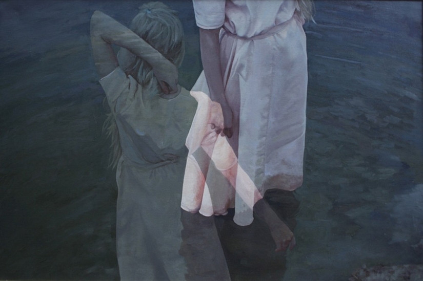 Doble exposición en lienzos de Pacayla Rae Bean Doble exposición en lienzos de Pacayla Rae Bean