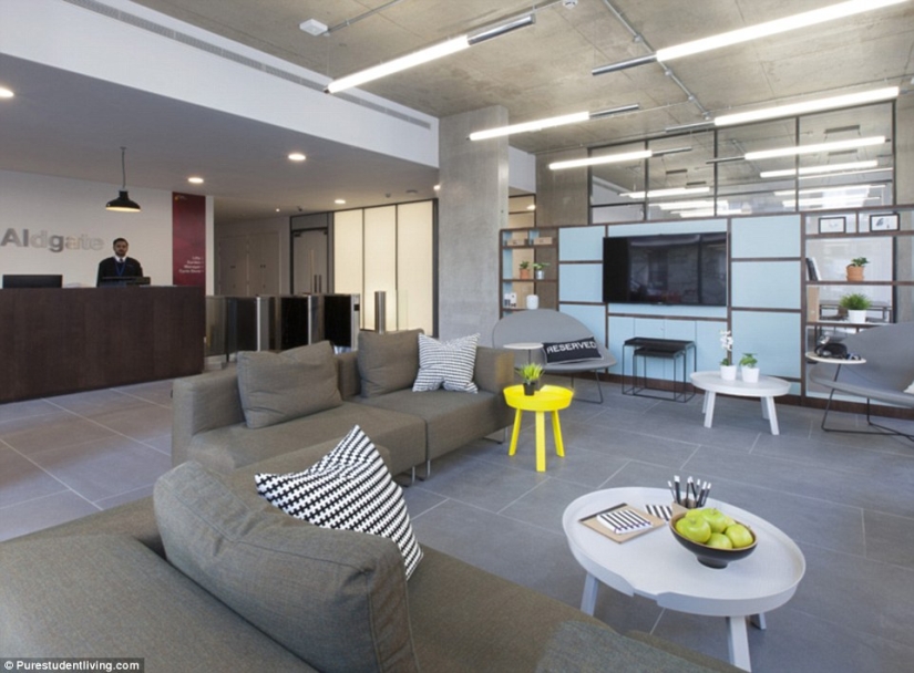 Dormitorio de lujo: Los estudiantes de Londres no están contentos con las habitaciones por $2,200 al mes